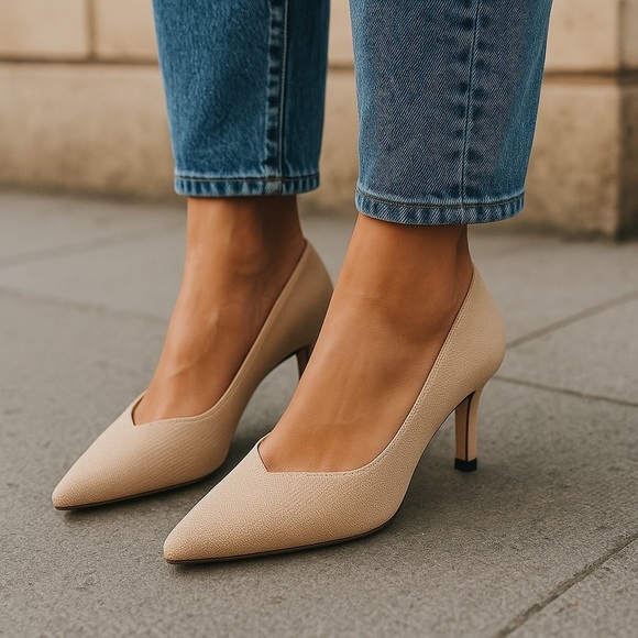 MIA BEATRIX PUMPS WOMEN'S SHOES IN DARK SAND SIZE 8 - Picture 1 of 12